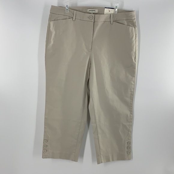 TALBOTS  PERFECT SKIMMER SIMPLY FLATTERING CONNECTION CAPRI NEW - Picture 1 of 9
